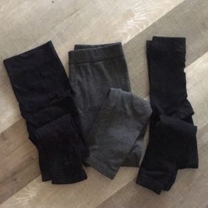 3 pair Thermal Leggings Lot Bundle Pairs Pants